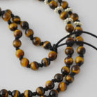 Luxus Mala „Friede“ Tigerauge – Sign by Jwala®, exklusive Meditationskette, liebevoll gefertigt, Premium-Qualität für innere Kraft, Harmonie und positive Energie