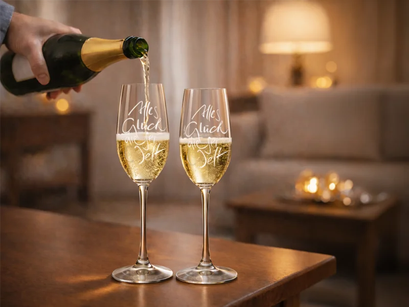 Handgraviertes Kristallglas „Alles Glück dieser Welt“ aus Tirol – liebevoll sandgestrahlt und als einzigartiges Geschenk für Herzensmenschen im SignShop erhältlich