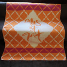 Decke Jacquard "Alles ist gut" Orange