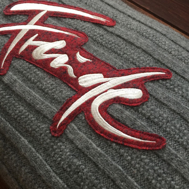 Kissenhülle Wollstrick "Freude"