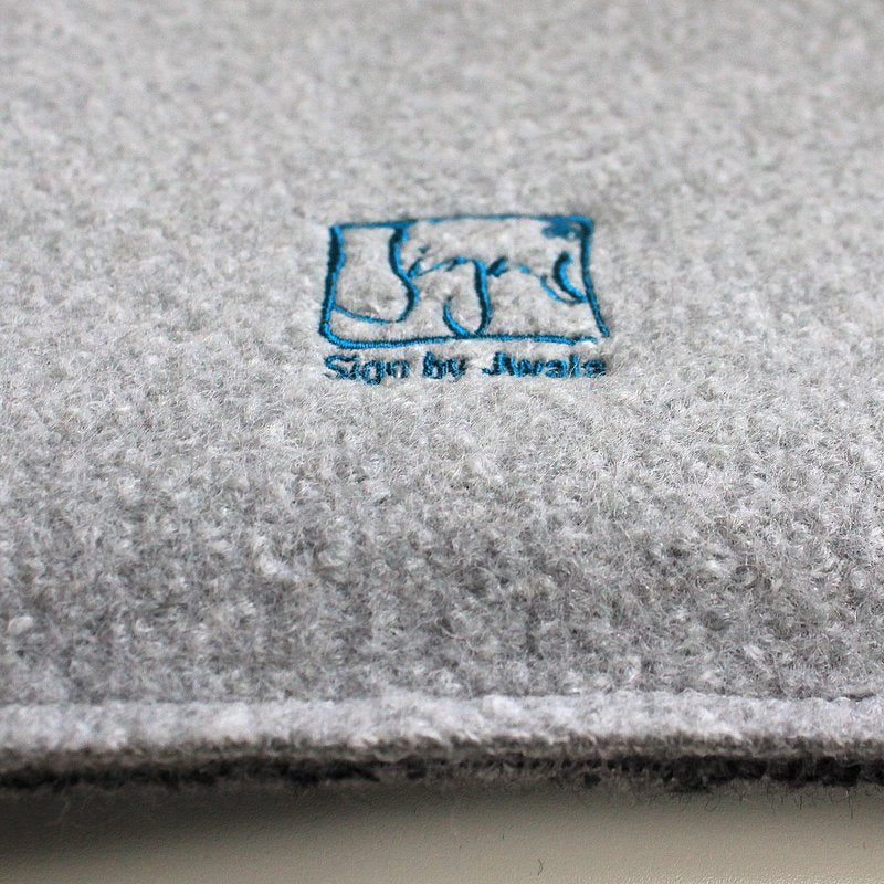 Flachkissen "die Zeit ist Jetzt" (Wollwalk)