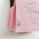 Handgefertigte Umhängetasche Wollwalk „Freude“ – Original von Sign by Jwala®, limitiertes Einzelstück, praktische Tasche mit Stickerei für Freizeit, Shopping und Events