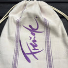 Premium Rucksack „Freude“ mit spiritueller Botschaft – Sign by Jwala®, edle Handarbeit, Unikat, hochwertiger Turnbeutel für Inspiration, Lebensfreude und Achtsamkeit