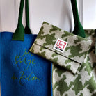 Handgemachter Yoga-Shopper „Ich folge den Zeichen“ – Original von Sign by Jwala®, limitiertes Einzelstück, modische Tasche für Achtsamkeit, Lebensfreude und besondere Erlebnisse