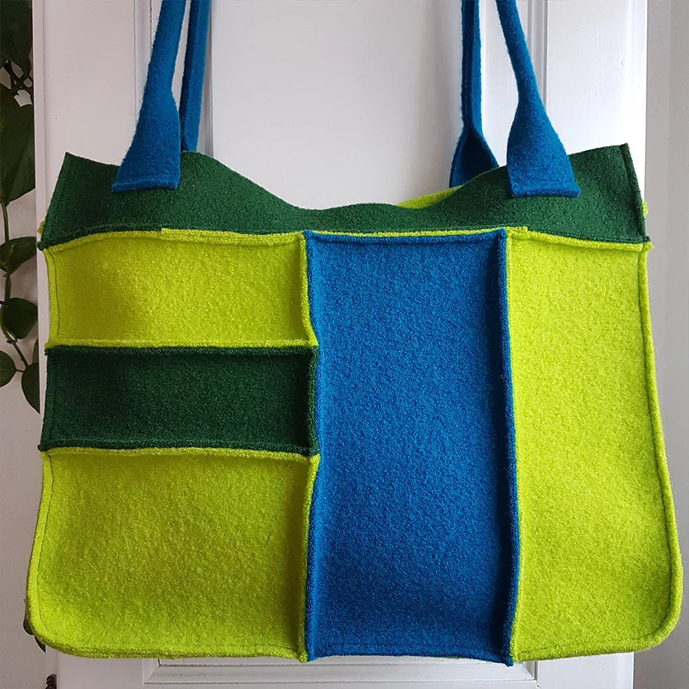 Luxus Yoga-Shopper „Freude“ – Sign by Jwala®, exklusive Tragetasche, liebevoll gefertigt, Premium-Qualität für Yoga, Reisen und Alltag