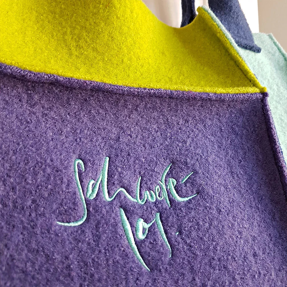 Luxus Yoga-Shopper „Schwerelos“ – Sign by Jwala®, exklusive Tragetasche, liebevoll gefertigt, Premium-Qualität für Yoga, Reisen und Alltag