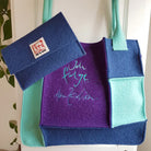 Handgemachter Yoga-Shopper „Ich folge den Zeichen“ – Original von Sign by Jwala®, limitiertes Einzelstück, modische Tasche für Inspiration, Lebensfreude und besondere Momente