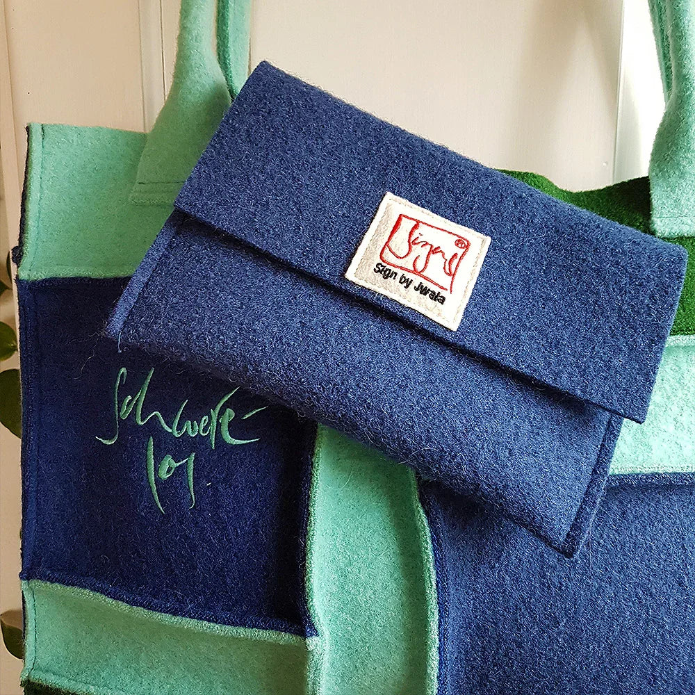 Handgemachter Yoga-Shopper „Schwerelos“ – Original von Sign by Jwala®, limitiertes Einzelstück, modische Tasche für Inspiration, Leichtigkeit und besondere Momente