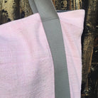 Sommer-Strandtasche „Mein Herz geht auf“ – Sign by Jwala®, Unikat, handgefertigte Beach Bag aus Bauernleinen für Urlaub, Freizeit und Outdoor