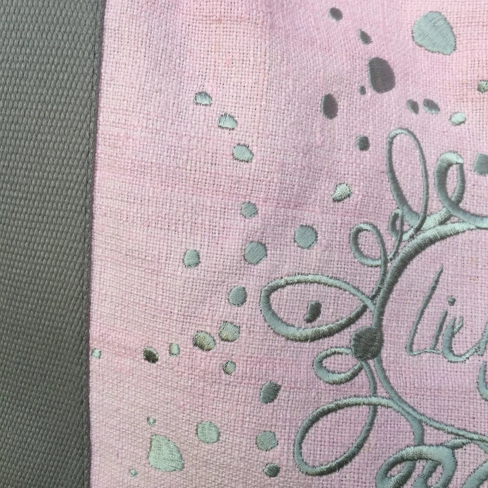 Nachhaltiger Shopper „Mein Herz geht auf“ – Sign by Jwala®, handgemacht, Limited Edition, große Bauernleinen-Tasche für bewusste Konsument*innen