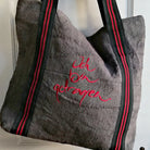 Original Bauernleinen Shopper „Ich bin getragen“ – SignShop.Tirol, einzigartige Tasche, handgemacht, stilvolles Accessoire für Freizeit, Shopping und Individualität