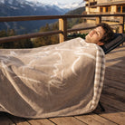 Premium Kuscheldecke „Ich vertraue dem Himmel, der mich trägt“ – liebevoll gefertigt, exklusiv im SignShop Tirol sicher online bestellen