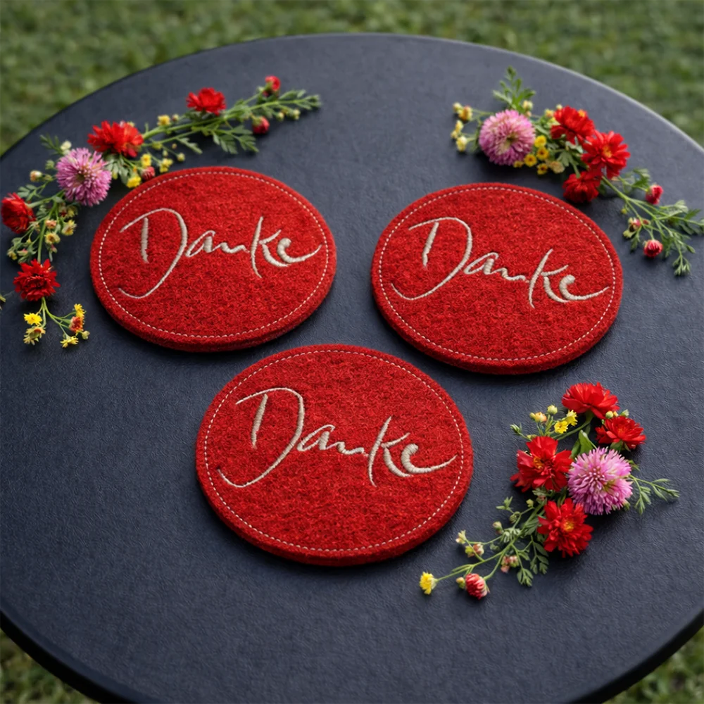 Glasuntersetzer mit Sign Danke – exklusiv & sicher online kaufen im SignShop Tirol