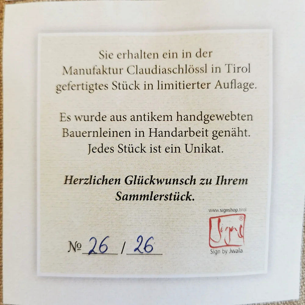 für Küche und Esstisch, Unikat aus Tirol
Stilvolles Brotkörbchen „Liebe“ Gelb – Premium Handarbeit, Sign by Jwala®, exklusives Geschenk für besondere Momente