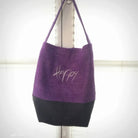 Exklusiver Shopper „Happy“ aus Bauernleinen – handgemachte Tragetasche, Original von Sign by Jwala®, Limited Edition, stilvoller Begleiter für Alltag und Freizeit