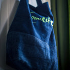 Handgemachter Shopper „Connected“ Bauernleinen – Original von Sign by Jwala®, limitiertes Einzelstück, modische Tragetasche mit Vintage-Charme für Reisen und Freizeit