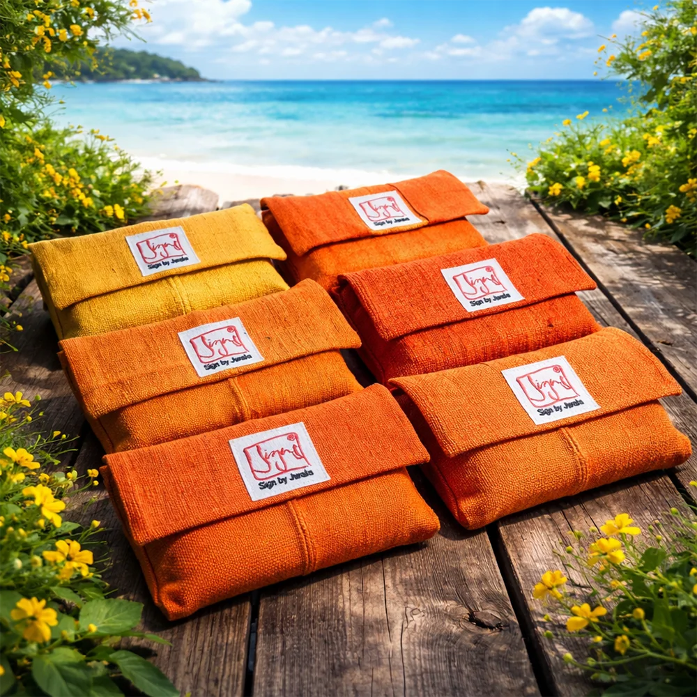 Fingerzeige SignKarten-Set Orange aus Bauernleinen – exklusiv & sicher online kaufen im SignShop Tirol