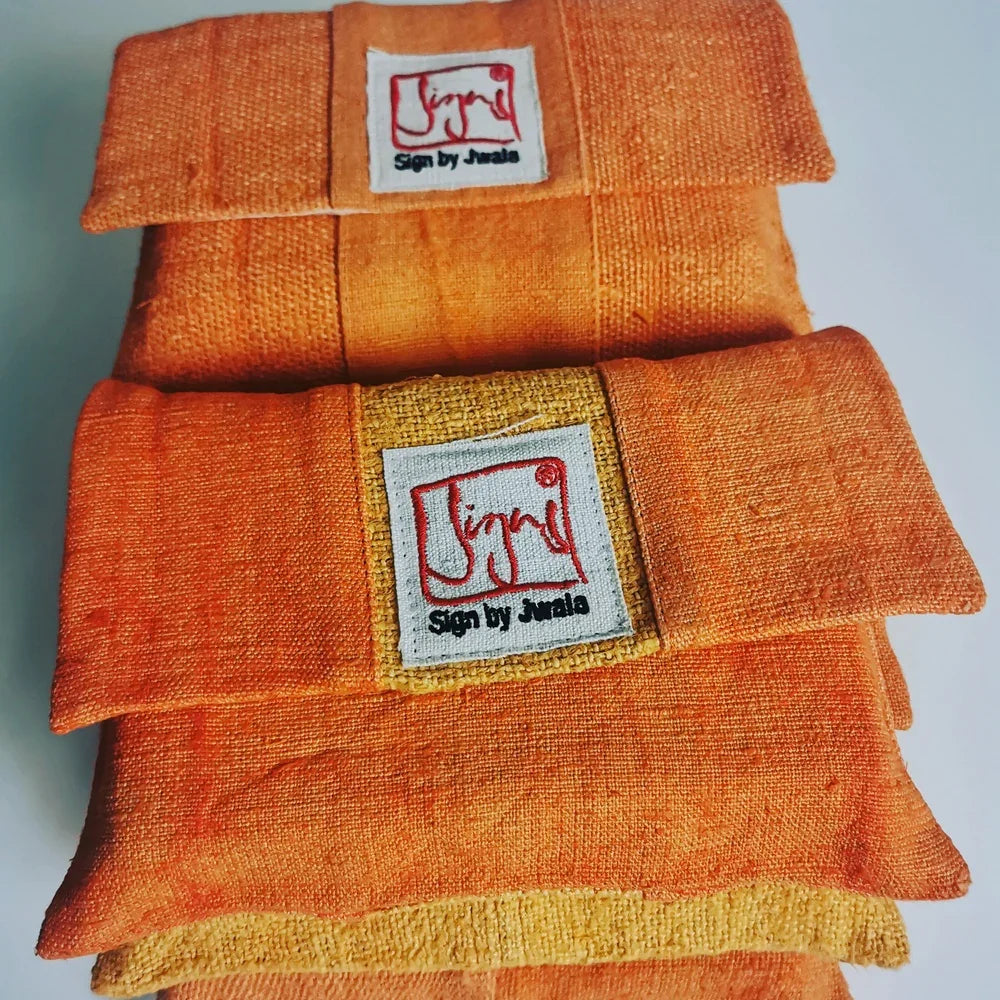 SignKarten-Set Orange Fingerzeige – limitierte Edition aus Bauernleinen sicher im SignShop Tirol online erwerben