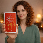 Orakelkarten-Set „Fingerzeige“ Braun/Orange – Exklusive, luxuriöse Impulskarten in edler Bauernleinen-Tasche online im SignShop Tirol kaufen