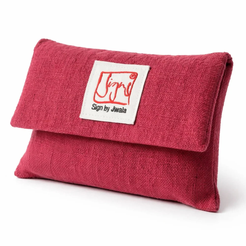 Spirituelle Orakelkarten-Box „Fingerzeige“ aus Rosenholz im SignShop Tirol – inspirierende Lebenshilfe für Sinnsuchende, liebevoll verpackt in einer handgemachten Bauernleinen-Tasche