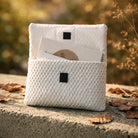 Handgemachtes Karten-Set Fingerzeige Creme-Waffel – Bauernleinen Edition sicher im SignShop Tirol bestellen