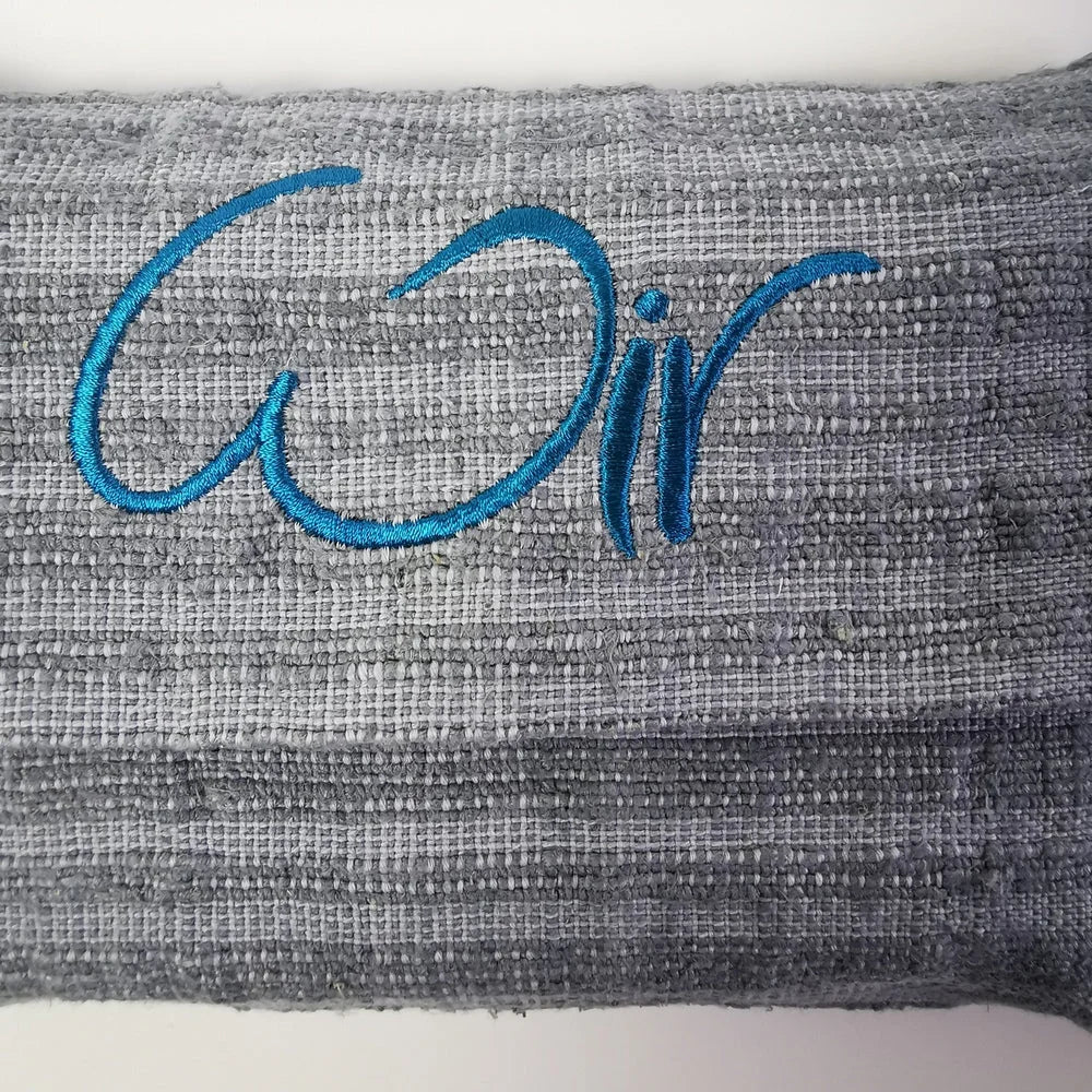 Limitiertes WIR-Karten-Set mit grau gestreifter Bauernleinentasche – Premium Set für Beziehungen, sichere Online-Bestellung im SignShop Tirol