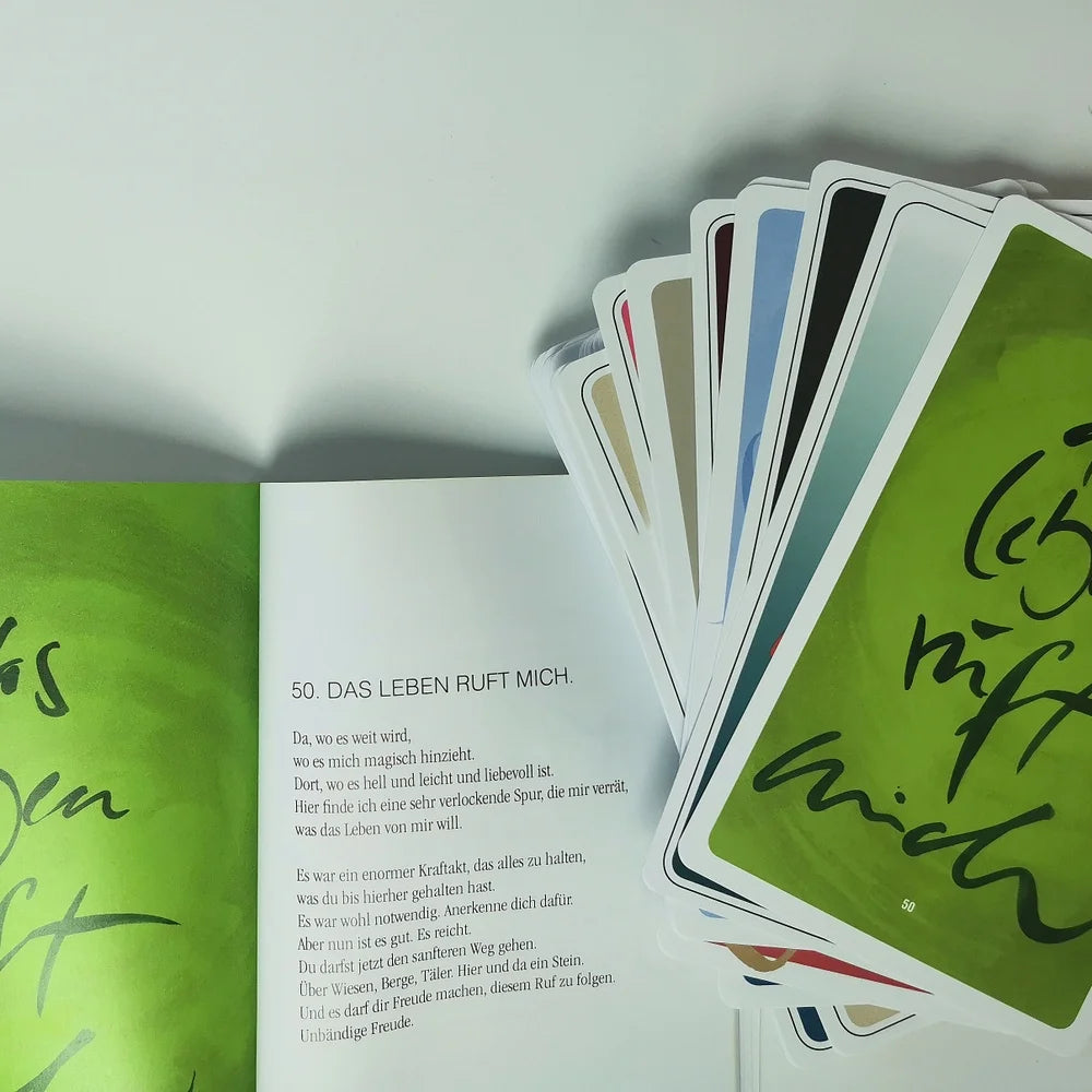 Orakelkarten-Set „Fingerzeige“ von Jwala Gamper – Spirituelle Karten für mehr Achtsamkeit, innere Entwicklung und Lebensfreude online im SignShop Tirol entdecken und kaufen