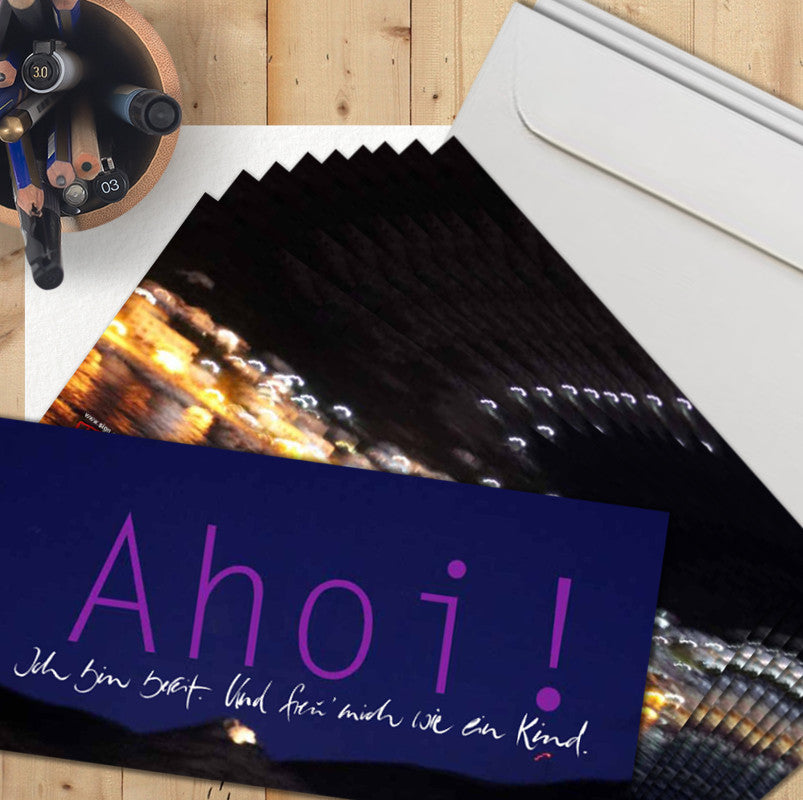 10 Klappkarten "Ahoi"