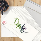 10 Klappkarten "Danke"