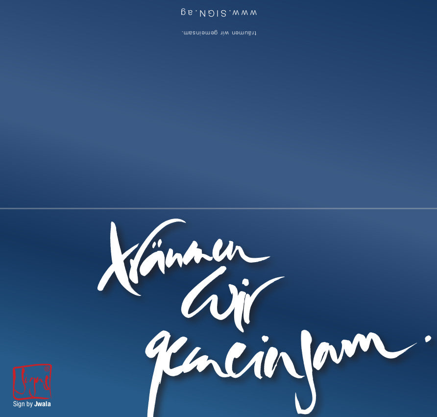 10 Klappkarten "Träumen wir gemeinsam"