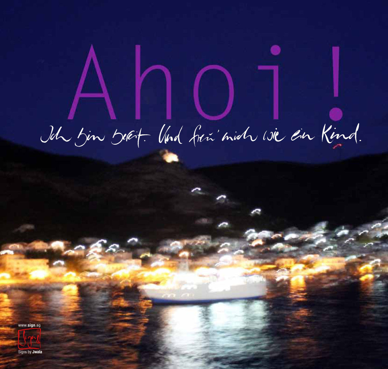 10 Klappkarten "Ahoi"