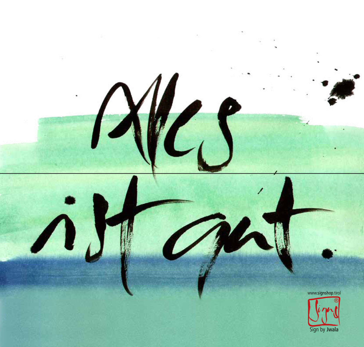 10 Klappkarten "Alles ist gut."