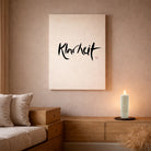 Exklusive Leinwand „Klarheit“ – Originaldruck von Sign by Jwala®, handgefertigte Wandkunst aus Tirol, Limited Edition, einzigartiges Kunstwerk
