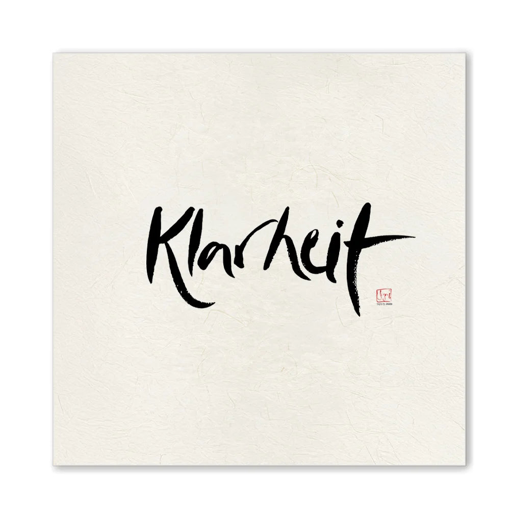 Luxus Leinwanddruck „Klarheit“ – Sign by Jwala®, exklusive Deko, liebevoll gefertigt, Einzelstück aus Tirol, Premium-Kunst für dein Zuhause