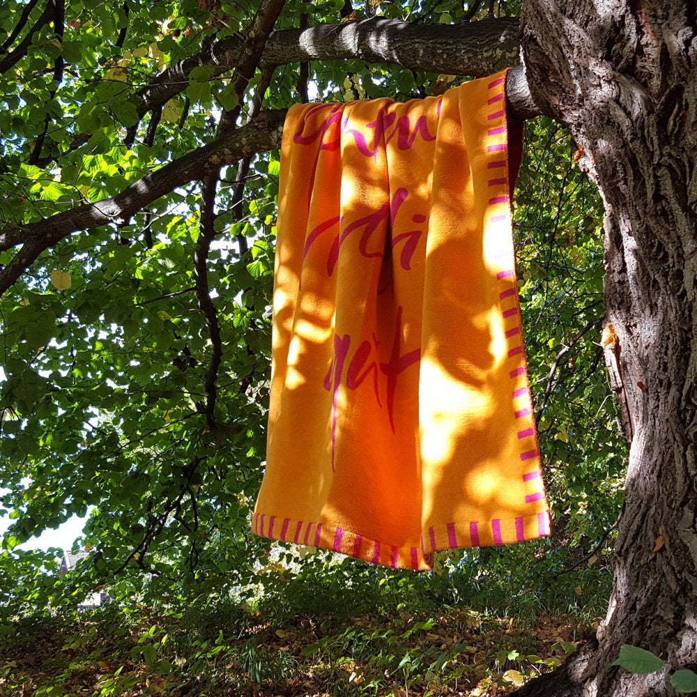 Kuscheldecke "Es geht mir richtig gut"