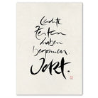 Inspirierendes Leinwandbild „Leichte Zeiten haben begonnen. Jetzt“ – Sign by Jwala® Original, Limited Edition, hochwertige Kunst aus Tirol, Motivation für positive Veränderungen