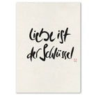 Inspirierendes Leinwandbild „Liebe ist der Schlüssel“ – Sign by Jwala® Original, Limited Edition, hochwertige Kunst aus Tirol, Motivation für mehr Liebe und Lebensfreude