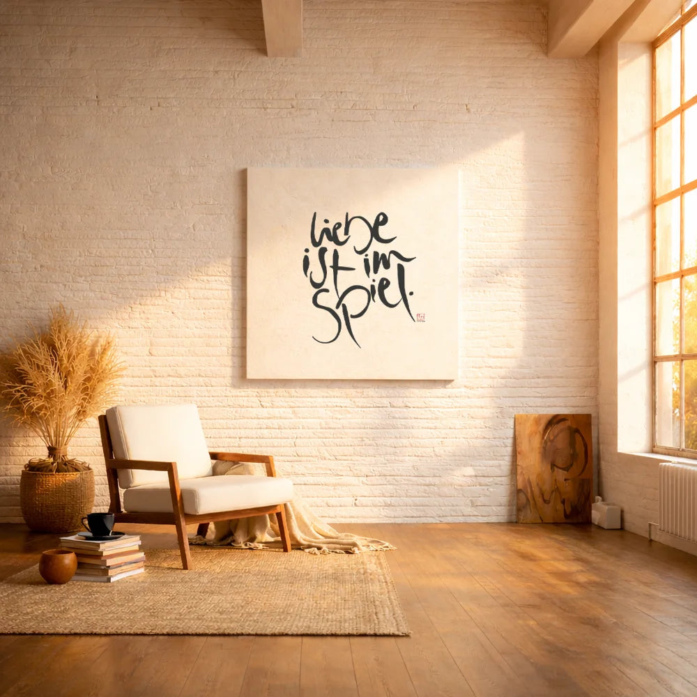 Originaldruck Leinwand „Der Wind steht gut“ – SignShop.Tirol, einzigartige Wandkunst, handgemacht, wertvolles Geschenk mit positiver Botschaft