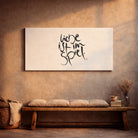 Handgemachte Leinwand „Der Wind steht gut“ – Originaldruck, Sign by Jwala®, inspirierende Wanddekoration, limitiertes Kunstwerk