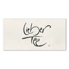 Luxus Leinwanddruck „Lieber Tee“ – Sign by Jwala®, exklusive Deko, liebevoll gefertigt, Einzelstück aus Tirol, Premium-Kunst für dein Zuhause