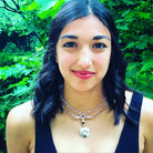 Zweireihiges Mala-Collier mit Amethyst & Labradorit – Edelstein-Unikat für Frieden und Klarheit kaufen