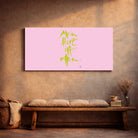 Exklusive Leinwand „Mein Herz ist offen.“ mit Fingerzeige Karte – Originaldruck von Sign by Jwala®, handgefertigte Wandkunst aus Tirol, Limited Edition