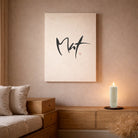 Handgemachtes Leinwandbild „Mut“ – Originaldruck, Sign by Jwala®, inspirierende Wanddekoration, limitiertes Kunstwerk, wertvolles Geschenk für Stärke