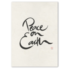 Premium Wandbild „Peace on Earth“ – Sign by Jwala® Originaldruck, hochwertige Leinwand, spirituelle Kunst, Unikat aus Tirol, exklusives Wohnaccessoire