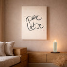 Exklusive Leinwand „Pure Liebe“ – Originaldruck von Sign by Jwala®, handgefertigte Wandkunst aus Tirol, Limited Edition, einzigartiges Kunstwerk