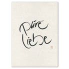 Premium Wandbild „Pure Liebe“ – Sign by Jwala® Originaldruck, hochwertige Leinwand, spirituelle Kunst, Unikat aus Tirol, exklusives Wohnaccessoire