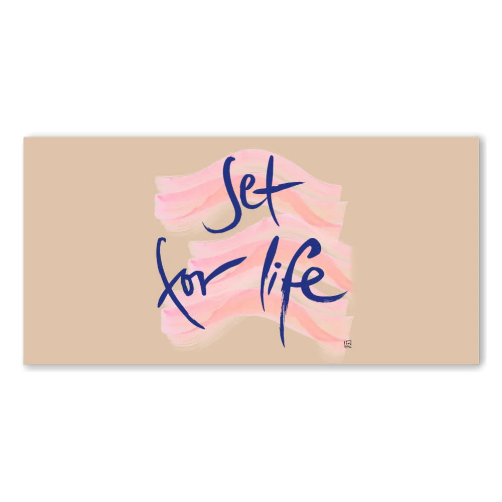 Set for life Wandbild – Limitierte englische Leinwand mit positiver Energie online kaufen | SignShop Tirol