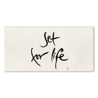 Luxus Leinwanddruck „Set for life.“ – Sign by Jwala®, exklusive Deko, liebevoll gefertigt, Einzelstück aus Tirol, Premium-Kunst für positive Energie