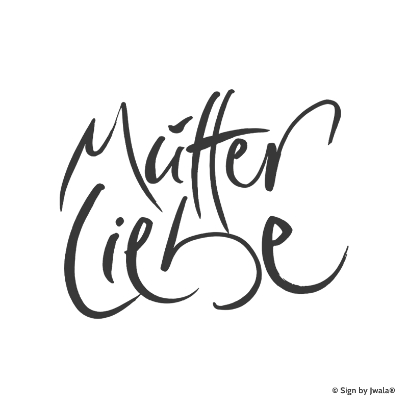 Die Botschaft „Mutterliebe“ wird auf Kissen, veganen Kerzen, Grußkarten, Impulskarten, Wanddekoration, Taschen, Sitzkissen, Malas mit Halbedelsteinen und Riedel Gläsern aus dem Onlineshop SignShop Tirol angebracht und entfaltet dort ihre spirituelle Wirkung. Mit SignShop Tirol Logo und Copyright von Jwala®.