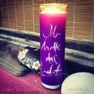 SignKerze "Ich halte das Licht" Farbe